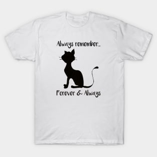 Cat Lovers unconditional Love Quote T-Shirt